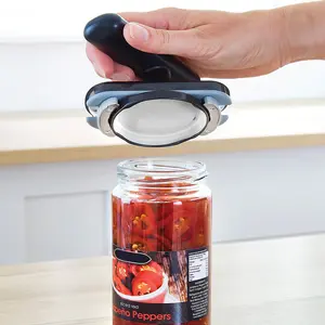 Universal Easy-Grip Jar Opener - No-Strain Ratchet Lid Remover - Fits All Sizes up to 9cm - Durable Professional Kitchen Assistant