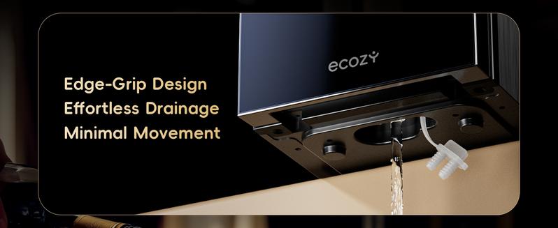 ecozy 2.1 Inch Clear Ice Ball Maker with CrystalFlux Technology, Small Footprint Sphere Ice Maker with 8H Timer, 1 pcs in 30 Mins, 48 pcs/Day, Self-Cleaning, Automatic Ice Ball Maker for Home Bar Whiskey & Bourbon