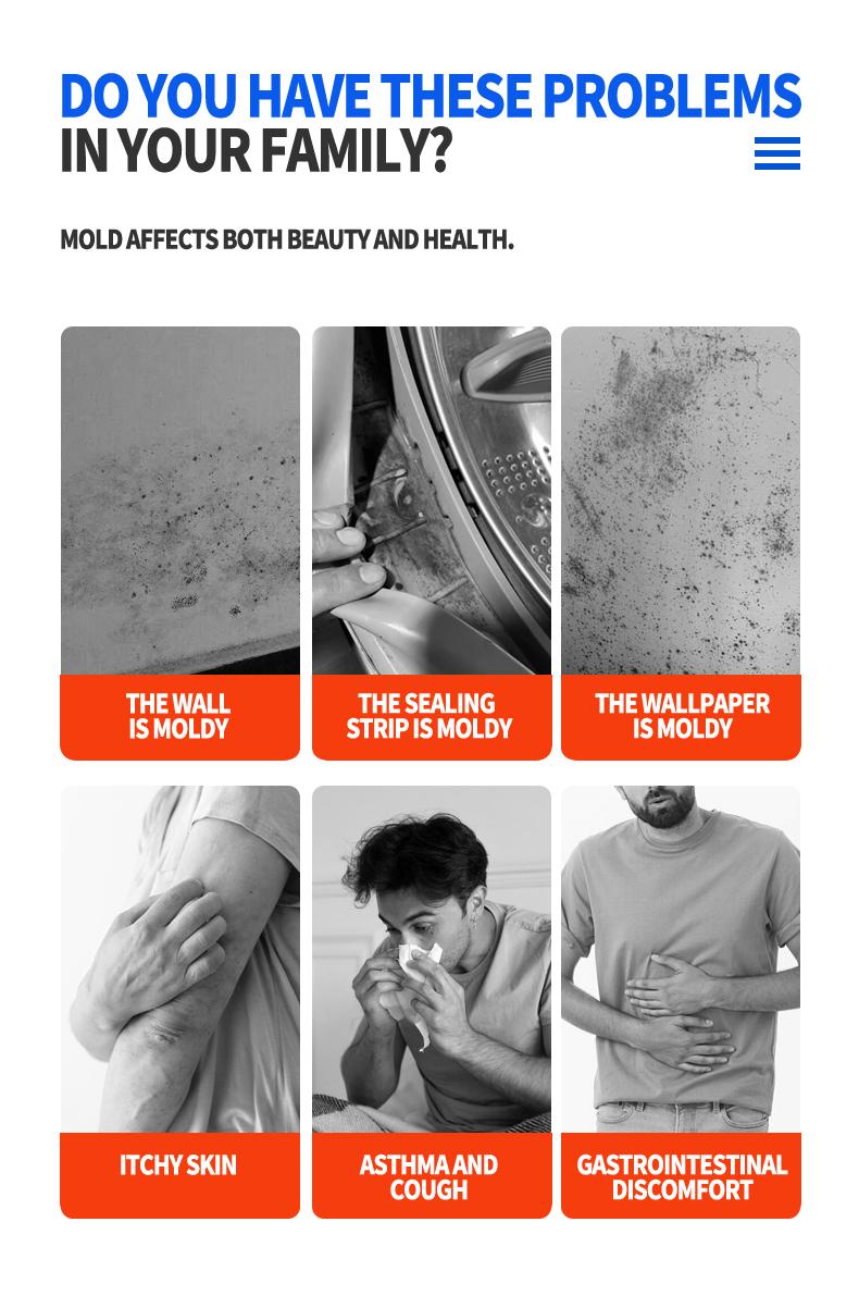 Lanwexy Highly Effective Mould Removal Spray - Prevents Mould Regrowth