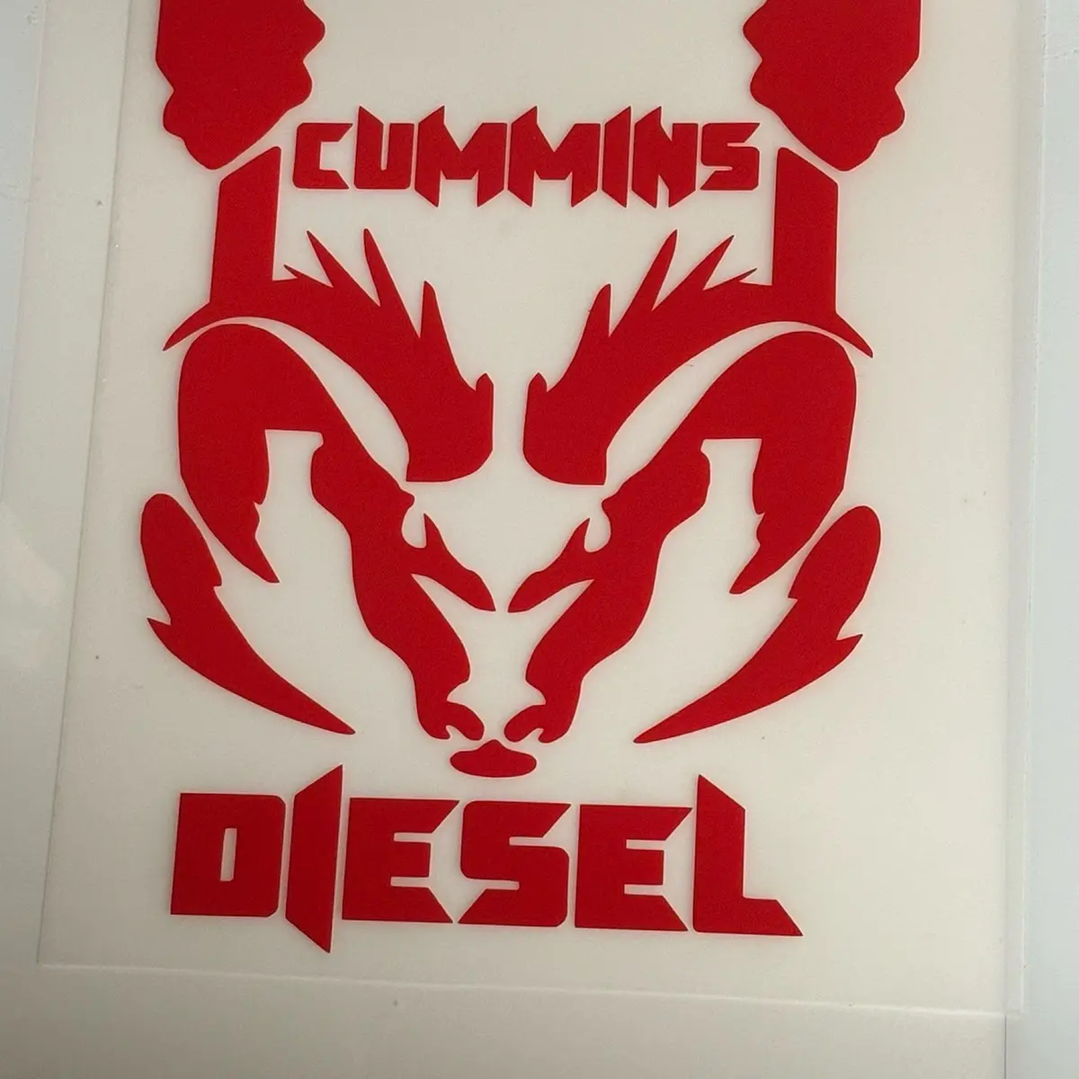 Cummins diesel decal