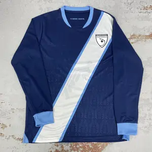 2025 Guatemala Away Long Sleeve Jersey National Team Soccer Jersey Fans Version Football Jersey