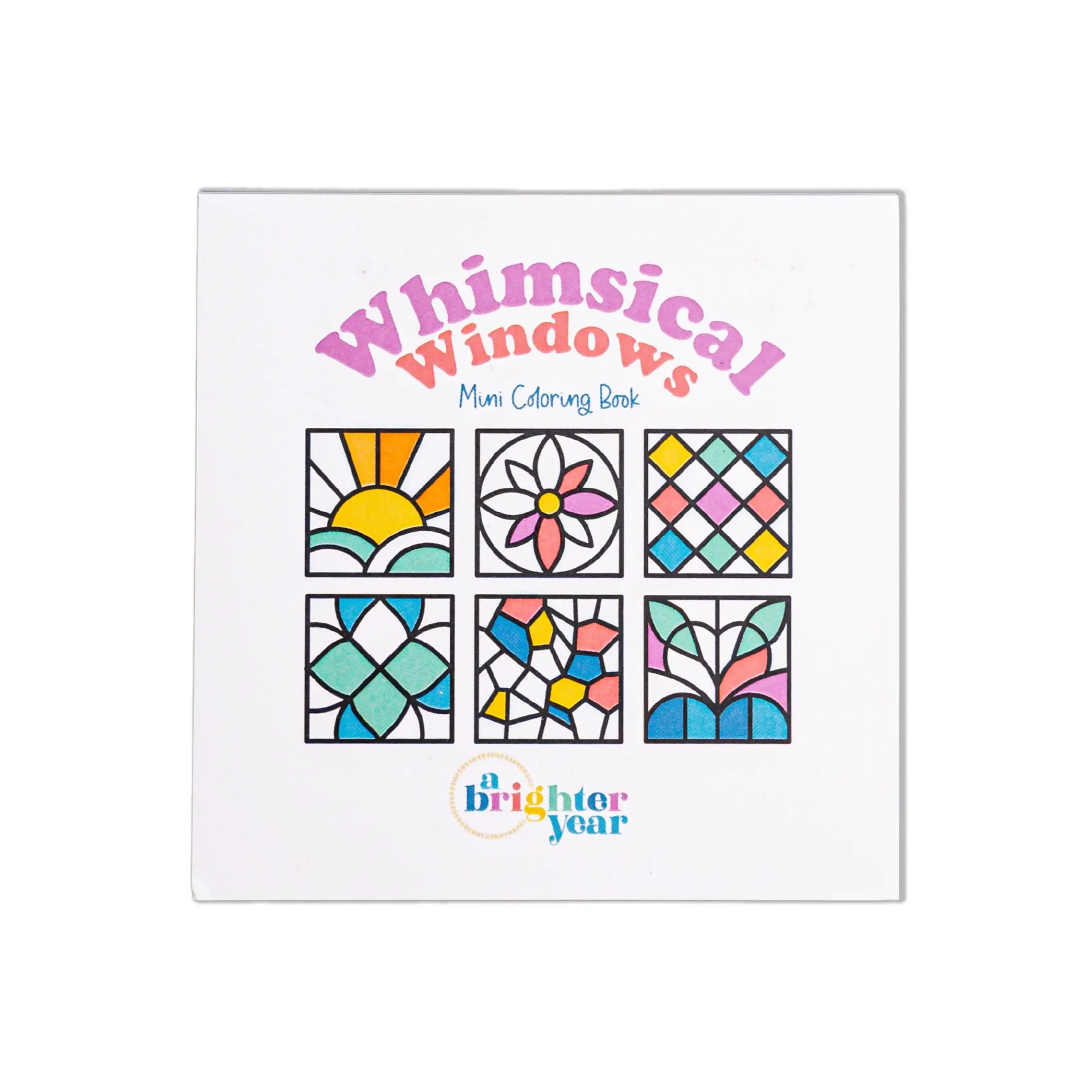 Whimsical Windows Mini Coloring Book