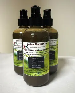 8oz Organic Black Castor African Soap