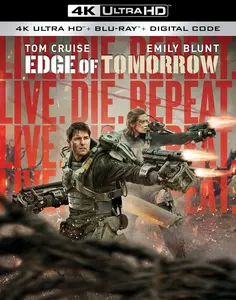 Edge of Tomorrow  [4K ULTRA HD BLU-RAY MOVIE] With Blu-Ray, 4K Mastering,