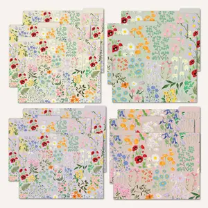 Garden Party File Folder Set, 12-Pack - Desk and Office Organization, Pretty Stationery