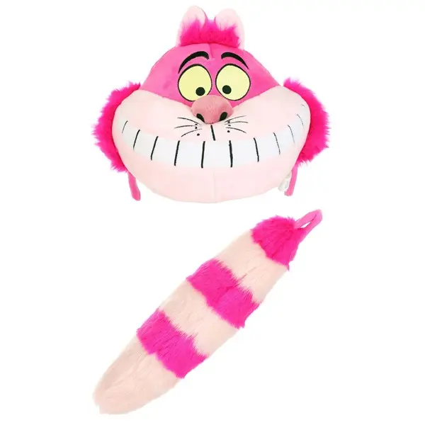 HalloweenCostumes Disney Unisex Plush Cheshire Cat Headband & Tail Kit, Embroidery Detail, One Size, Synthetic Material, Wide Eyes Design