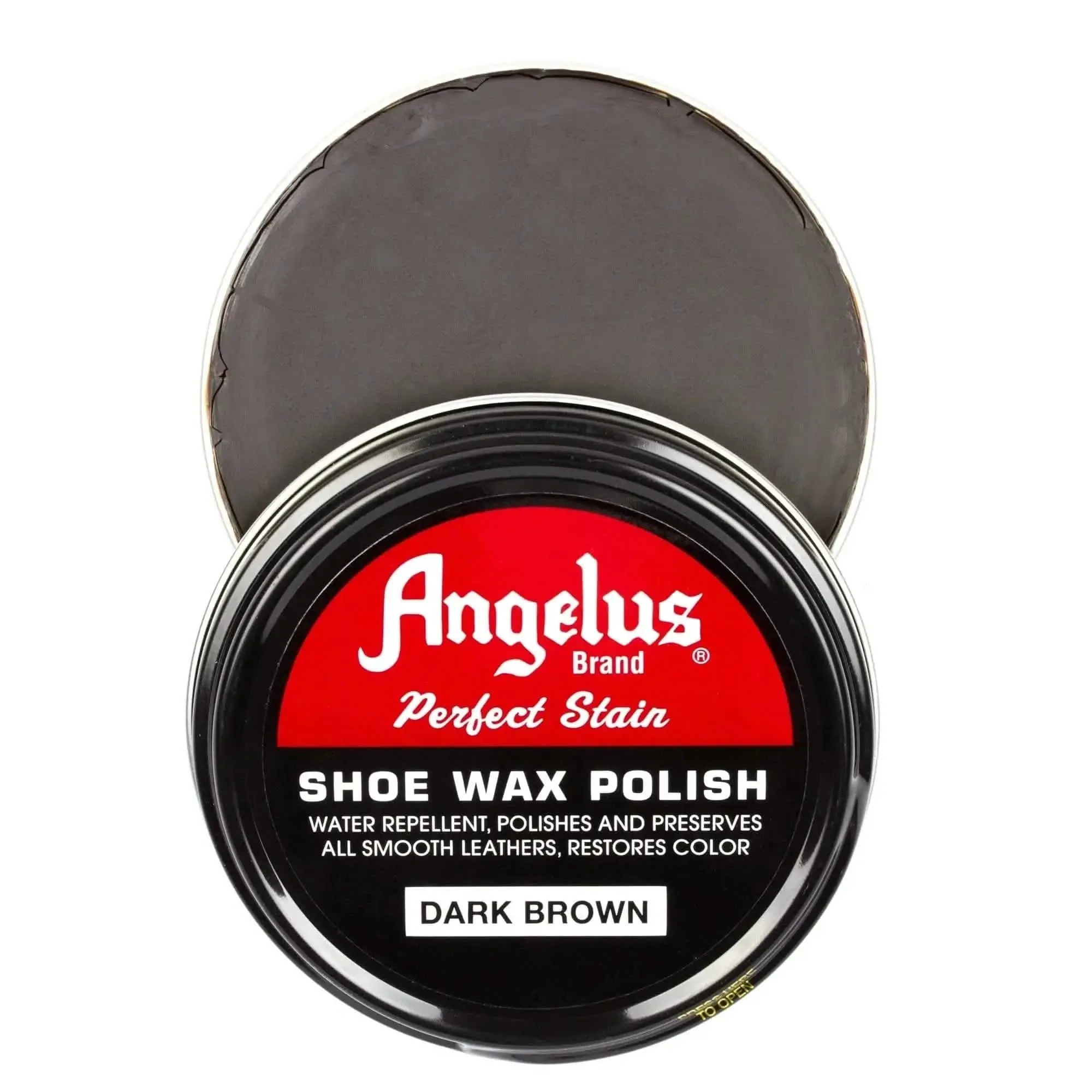 Angelus Dark Brown Shoe Wax Polish Angelus Dark Brown Shoe Wax Polish