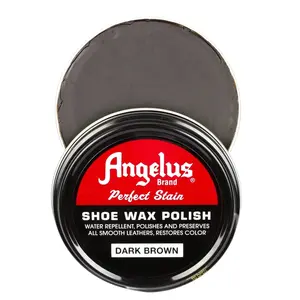 Angelus Dark Brown Shoe Wax Polish