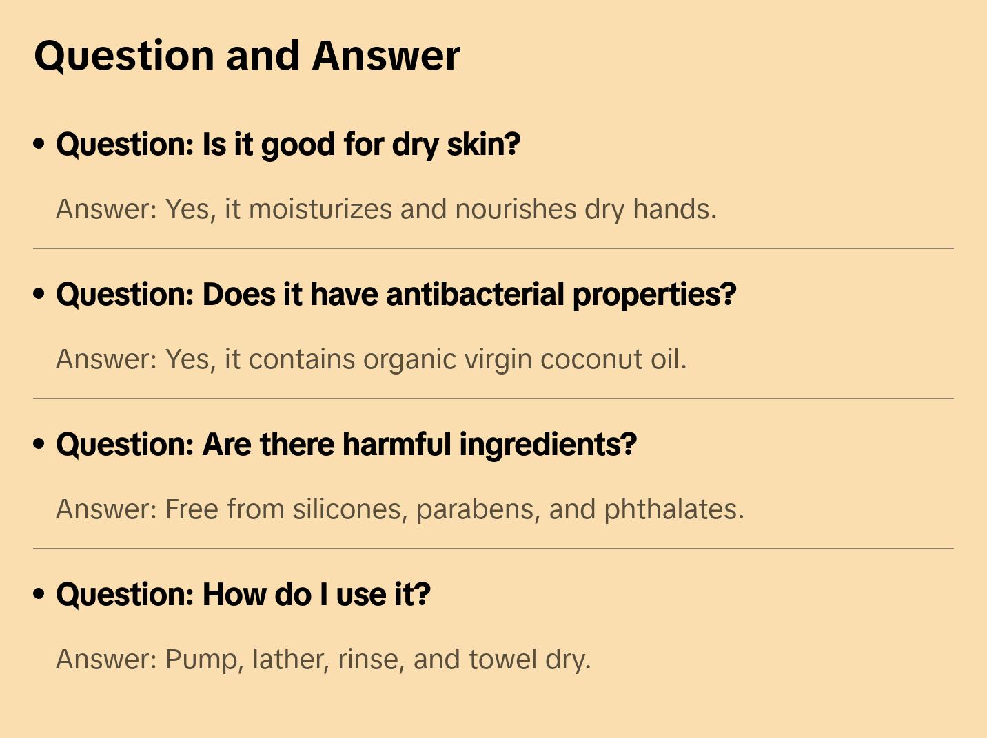 Pure Coconut Liquid Hand Wash - Moisturizing, Antibacterial, Cleansing, Nourishing Formula for Gentle Cleansing and Nail Care