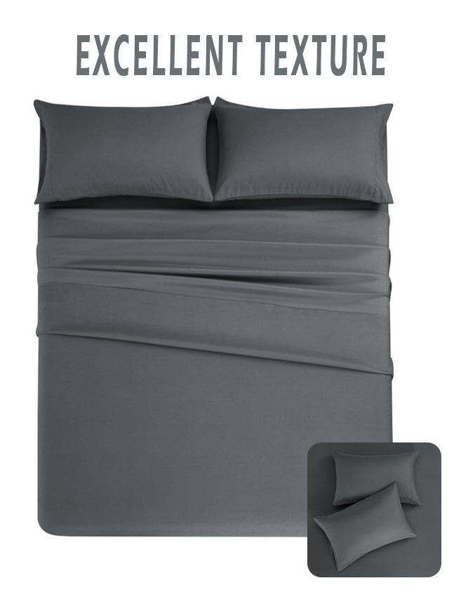 Bamboo Sheets Set 4/6 Pc,bed sheets, Cooling Breathable & Hotel Luxury Super Silky Soft, 16" Deep Pocket, Wrinkle, Fade Resistant Springtok Bamboo Sheets Set 4/6 Pc,bed sheets, Cooling Breathable & Hotel Luxury Super Silky Soft, 16" Deep Pocket, Wrinkle, Fade Resistant Springtok