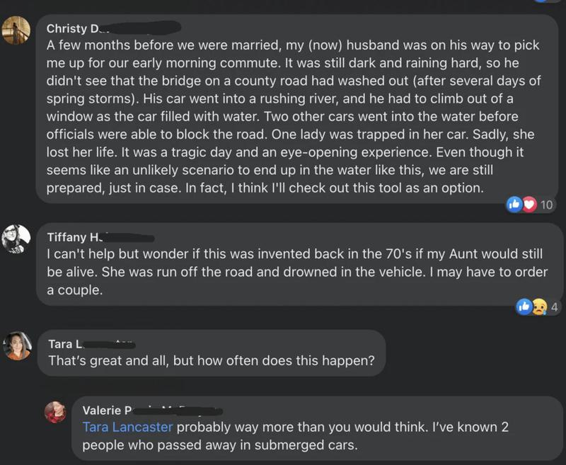 2-in-1 Emergency Window Breaker & Seatbelt Cutter