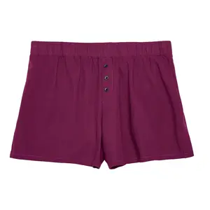 Thinx Ultra-Soft Period Underwear, Overnight Sleep-Shorts Leakproof, Holds Up to 12 Regular Tampons*, Period Underwear for Women, Reusable & Controls Odor, Plum