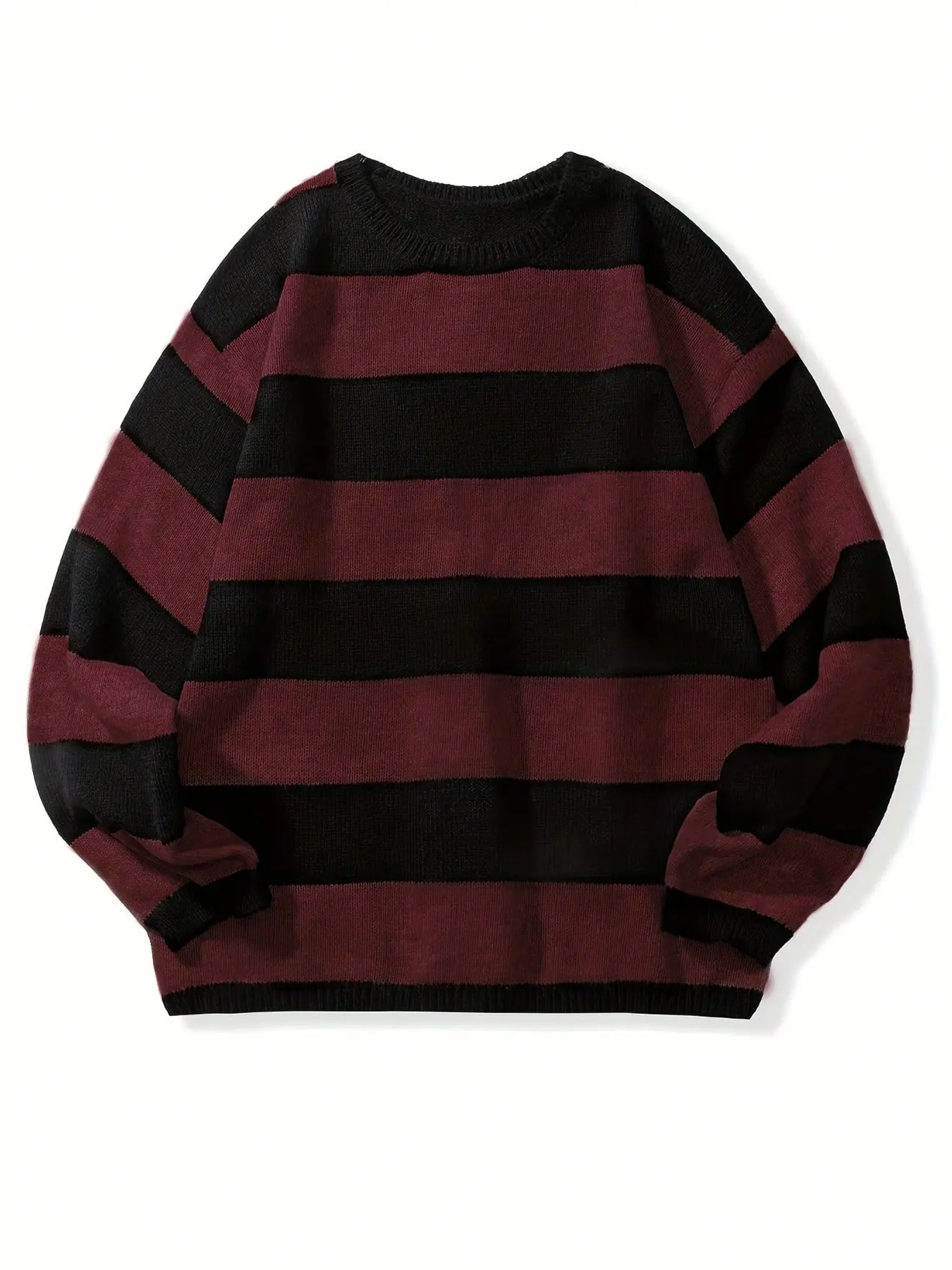 Autumn & Winter New American Boyfriend Style Loose Fit High School Teenager Long Sleeve Sweater, Couple Matching Striped Design for Men & Women