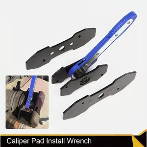 Car Ratchet Brake Piston Spreader Wrench Caliper Pad Install Tool Press Portable