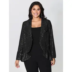BLOOMCHIC Gold Stamped Ruffled Edge Coat 2026 Summer Vibes