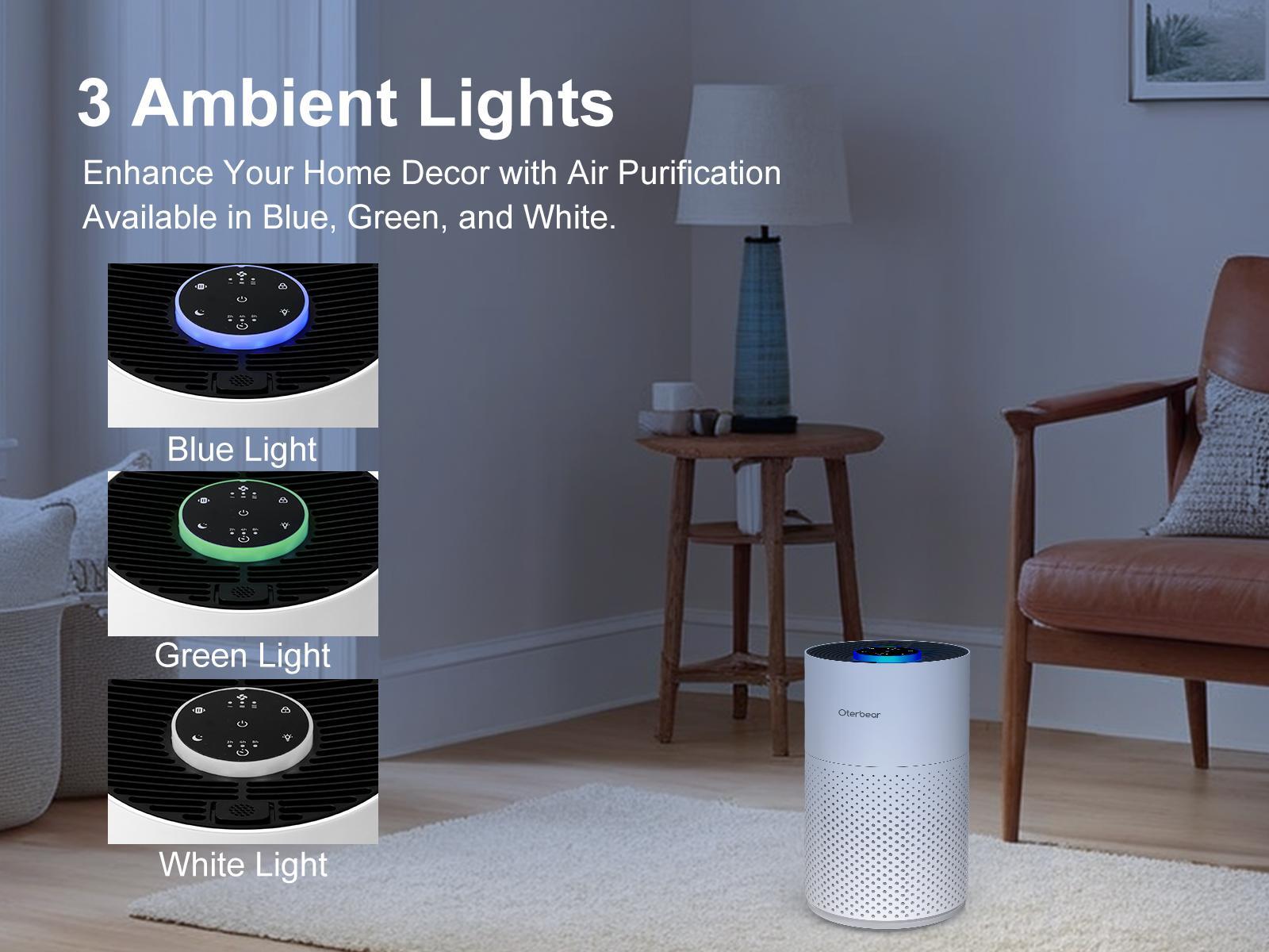 Cobectal 3-in-1 True HEPA Air – Eliminates 99.97% of Construction Dust, Pollen, Mold Spores, and Fine Particulates; Exceptionally Quiet for Post-Renovation Cleaning and Sensitive Environments, with a Built-in Oil Diffuser. Purifier