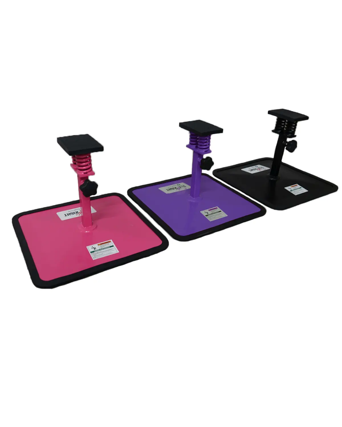 Tumbl Trak Fly Right Cheer Stunt Trainer - Durable Adjustable Height Steel Balance Stand for Flyers, Realistic Spring Action, Smooth Rubber Edges, Base, Footrest for Home Practicing or Cheerleading Program Use