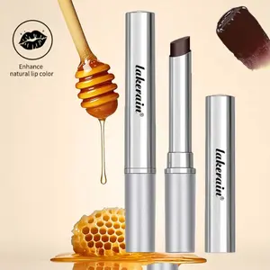 Black Honey Lip Balm - A sheer, moisturizing lip balm suitable for all skin tones - hydrates and nourishes lips, lightweight and transparent with a subtle, natural black cherry tint.