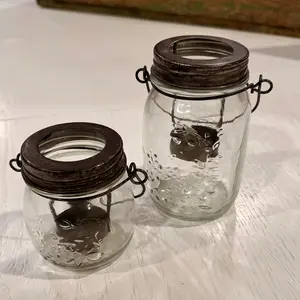 Mason Jar Candle Holders