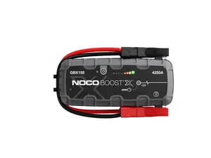 GBX155 4250A 12V Lithium Jump Starter Portable Car Booster Pack with Jumper Cables – Emergency Engine Starter for Gas & Diesel Vehicles