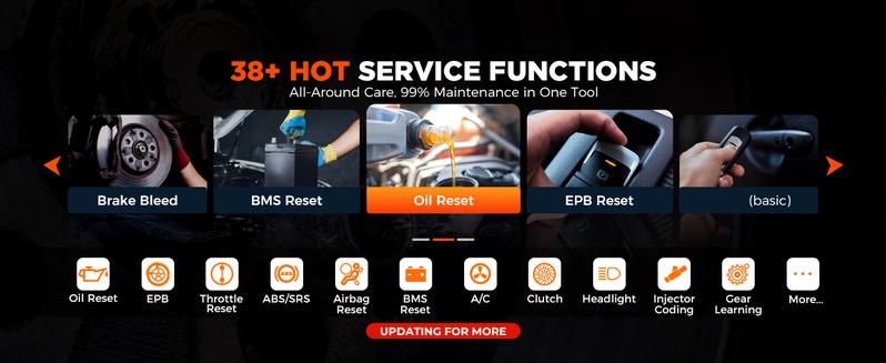 OTOFIX D1 Lite Bidirectional Scan Tool, Bluetooth OBD2 Scanner Diagnostic Tool, 2 Years Free Update, 38+ Services, CANFD & DoIP Protocols, All System Diagnoses, ABS Bleeding, Auto VIN