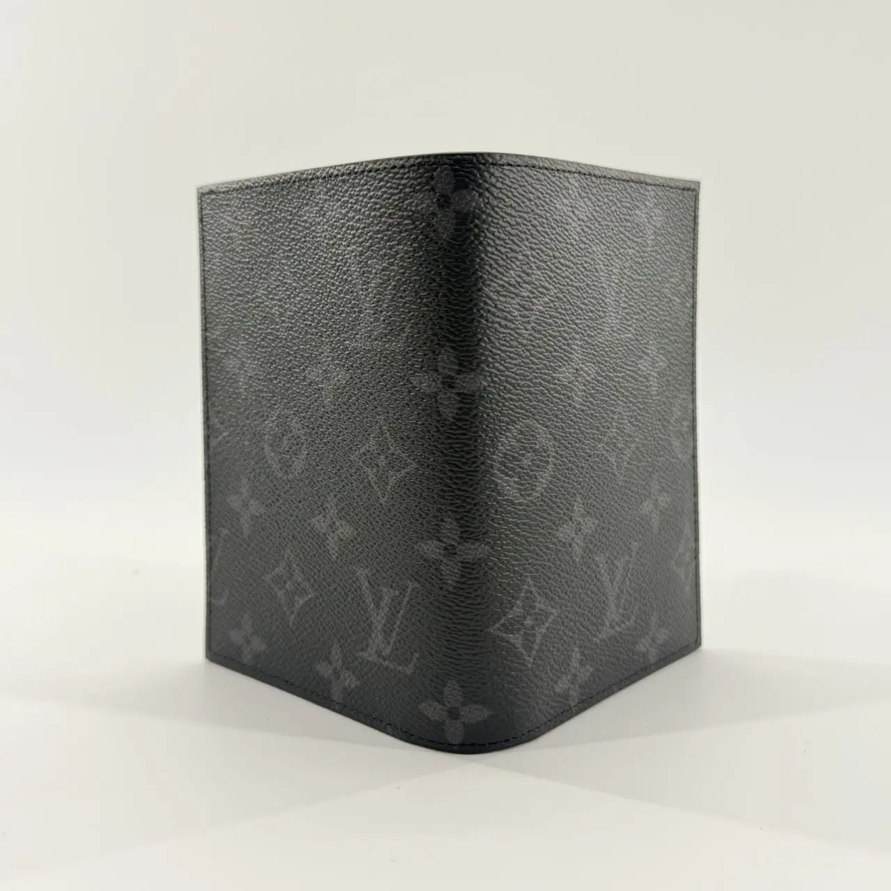 Pre-owned Louis Vuitton Louis Vitton Black Monogram Eclipse Long Card Holder Wallet