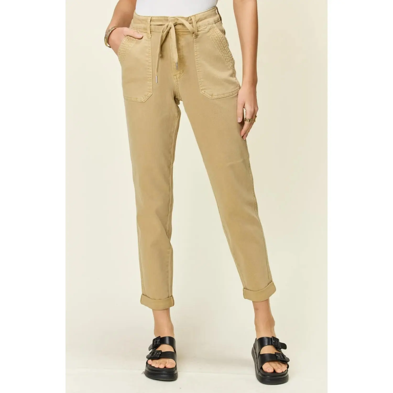 High Waist Jogger Jeans