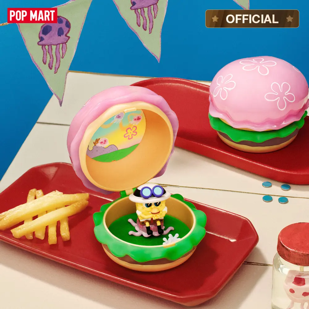 POP MART SpongeBob: Krabby Patty Bestsellers Series Figures Blind Box