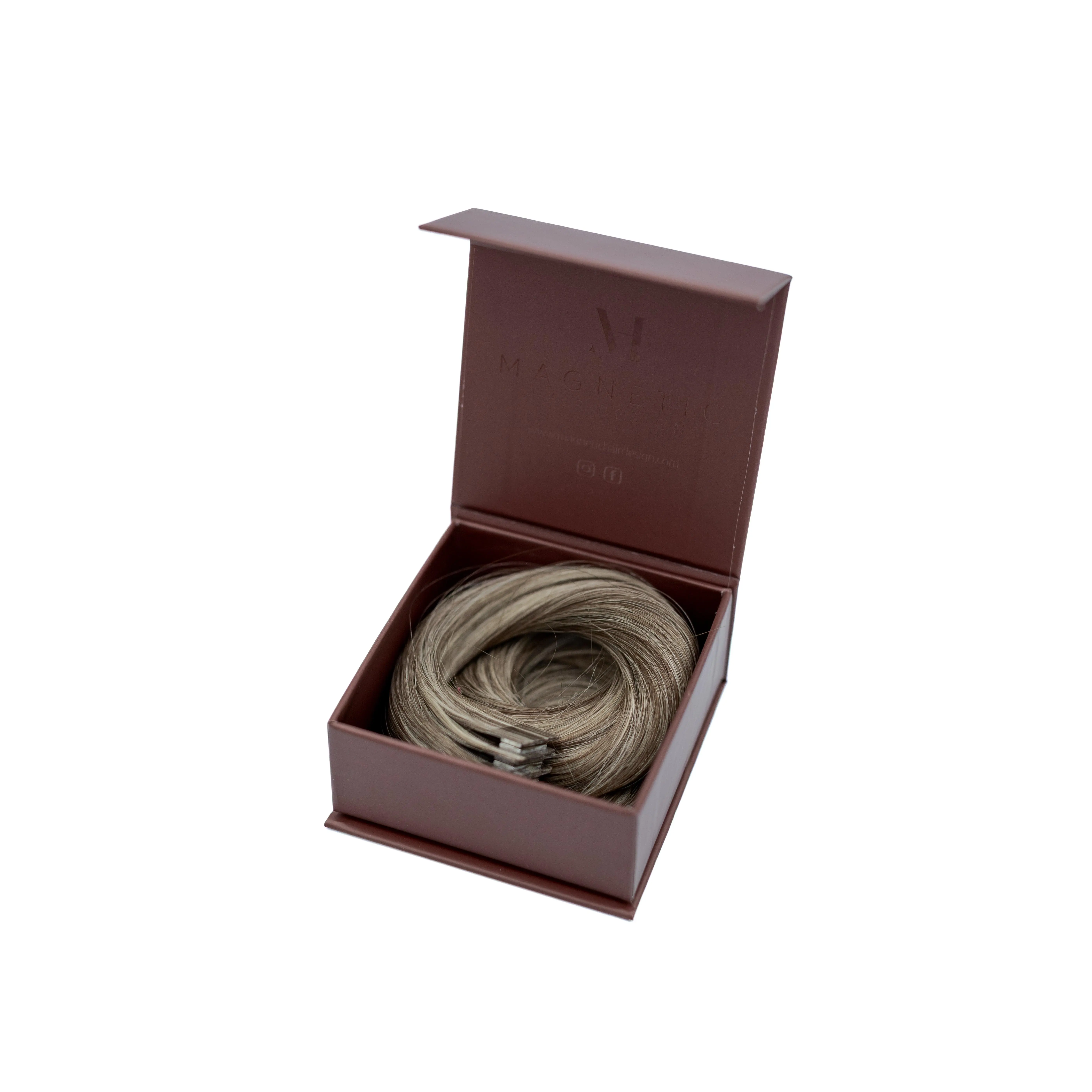 Magnetic Hair Design - AshBrown/Light Ash Blonde Weave (Filler Set)
