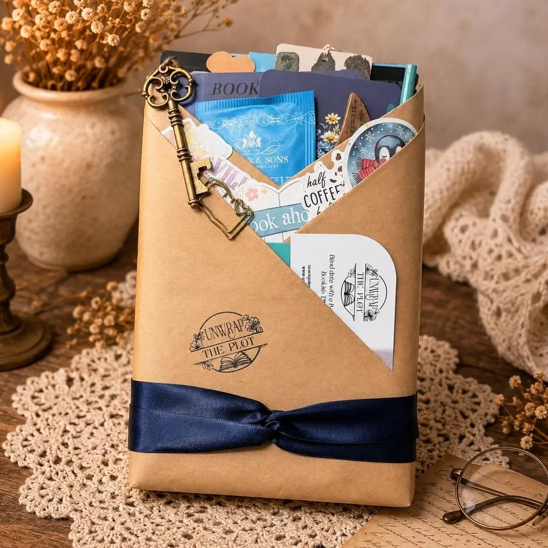 Unwrap the Plot, Blind Date with a Book, Surprise Book, Mystery Book Bundle, Perfect Gift for Booktok, Friends, Family or Self care!