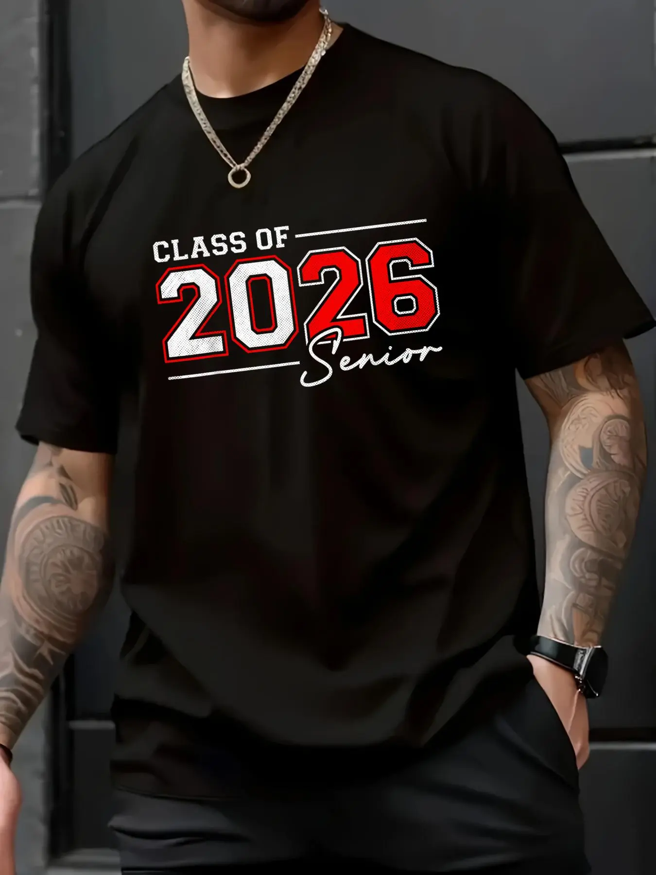 100% Cotton Unisex Funny Senior 2026 T-Shirt – Class of 2026 Back to School, Lounge & Party Wear