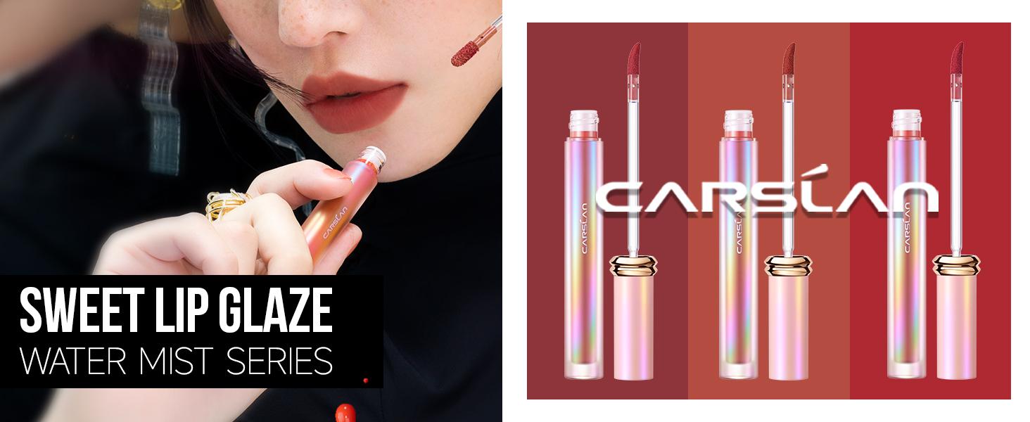 CARSLAN Matte Liquid Lipstick Long Lasting Highly Pigmented Lip Color Make Up For Women Lightweight Smooth Summer Full Coverage Lipgloss Makeup Carlan Sweet Kiss Smudgeproof CARSLAN Matte Liquid Lipstick Long Lasting Highly Pigmented Lip Color Make Up For Women Lightweight Smooth Summer Full Coverage Lipgloss Makeup Carlan Sweet Kiss Smudgeproof