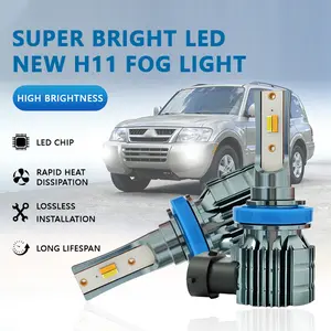 H11 H16 JP H8 Dual Color LED Fog Lights Bulbs or DRL，Super Bright，6500k，CSP LED Chips Fog Lamps，Plug and Play