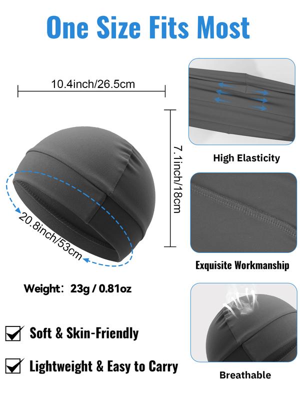 Simple Style Plain Color Skull Beanie for Men & Women, Casual Sporty Breathable Beanie Hat for Outdoor Sports for Men & Women, Fitted Hats Simple Style Plain Color Skull Beanie for Men & Women, Casual Sporty Breathable Beanie Hat for Outdoor Sports for Men & Women, Fitted Hats