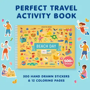 Beach Day Sticker Book