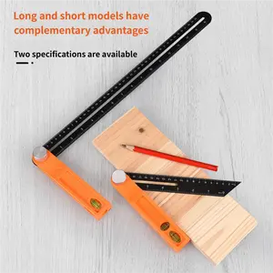 Woodworking Sliding T-Bevel Gauge & Angle Finder | High Precision Protractor with Spirit Level for Carpentry DIY