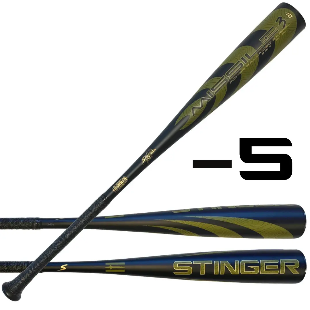 Missile 3 Aluminum USSSA Certified -5 Baseball Bat
