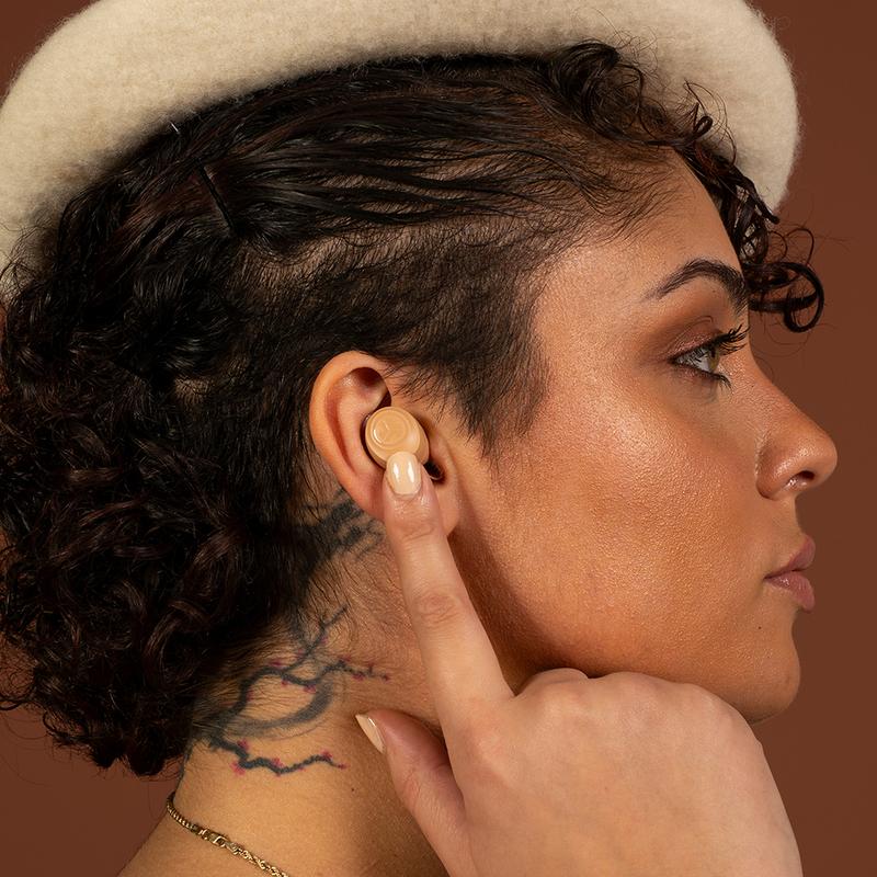 JLab GO Tones+ True Wireless Bluetooth Earbuds with 35+ Hours Playtime Customizable EQ Fast Charging Integrated Cable Touch Controls