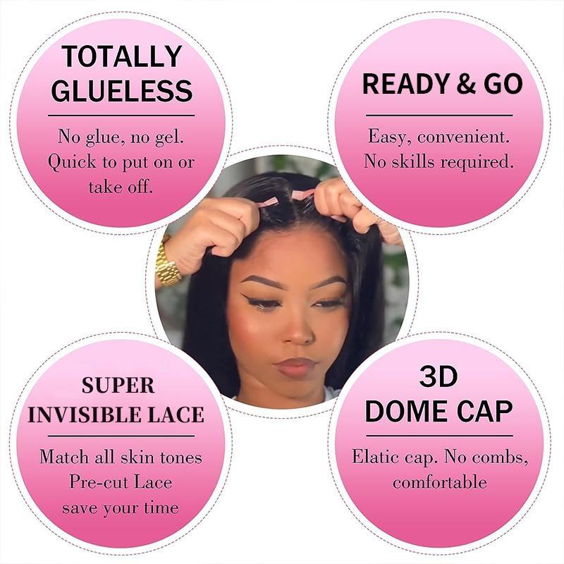 West Kiss Ready Go Glueless Deep Wave 7x4 Closure Wig Human Hair Pre Cut Lace 7x5 Closure Wig Pre Bleached PrePlucked 13x4 Lace Front Wig FebruaryFaves