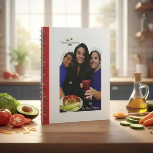 Valencia Lifestyle Bilingual (English/Spanish) Wellness Guide Book | 28-Day Healthy Meal Planner & Balanced Living Tips | English Spanish Lifestyle Cookbook