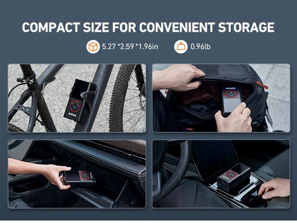 【Spring Glow Up】AstroAI L7 Tire Inflator Portable Air Compressor with Digital Dual Values Display, 150 PSI, LED Lights, Suitable for Cars, Motorcycles, Bikes, Balls