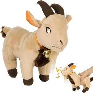 Valentine's Day Screaming Goat – 11" Plush Desk Makes Hilarious Screaming Sound - Funny Gag Gift for Friends and Coworkers