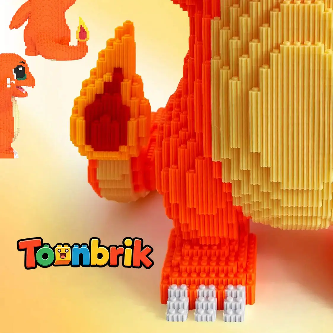 Toonbrik Animation Series Large Char-Char (12,858 PCS) Micro 3D Building Block Model