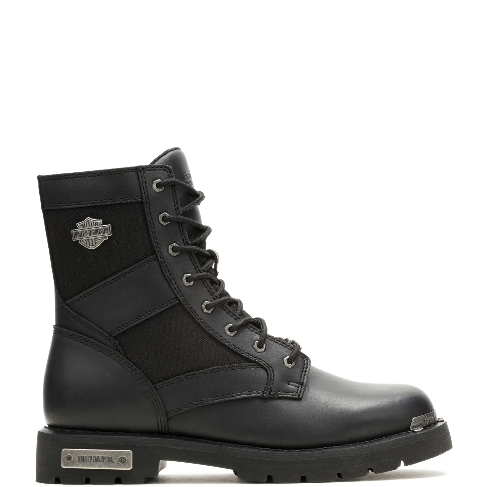 Harley-Davidson Maverick 7 Inch D93875 Mens Black Leather Motorcycle Boots