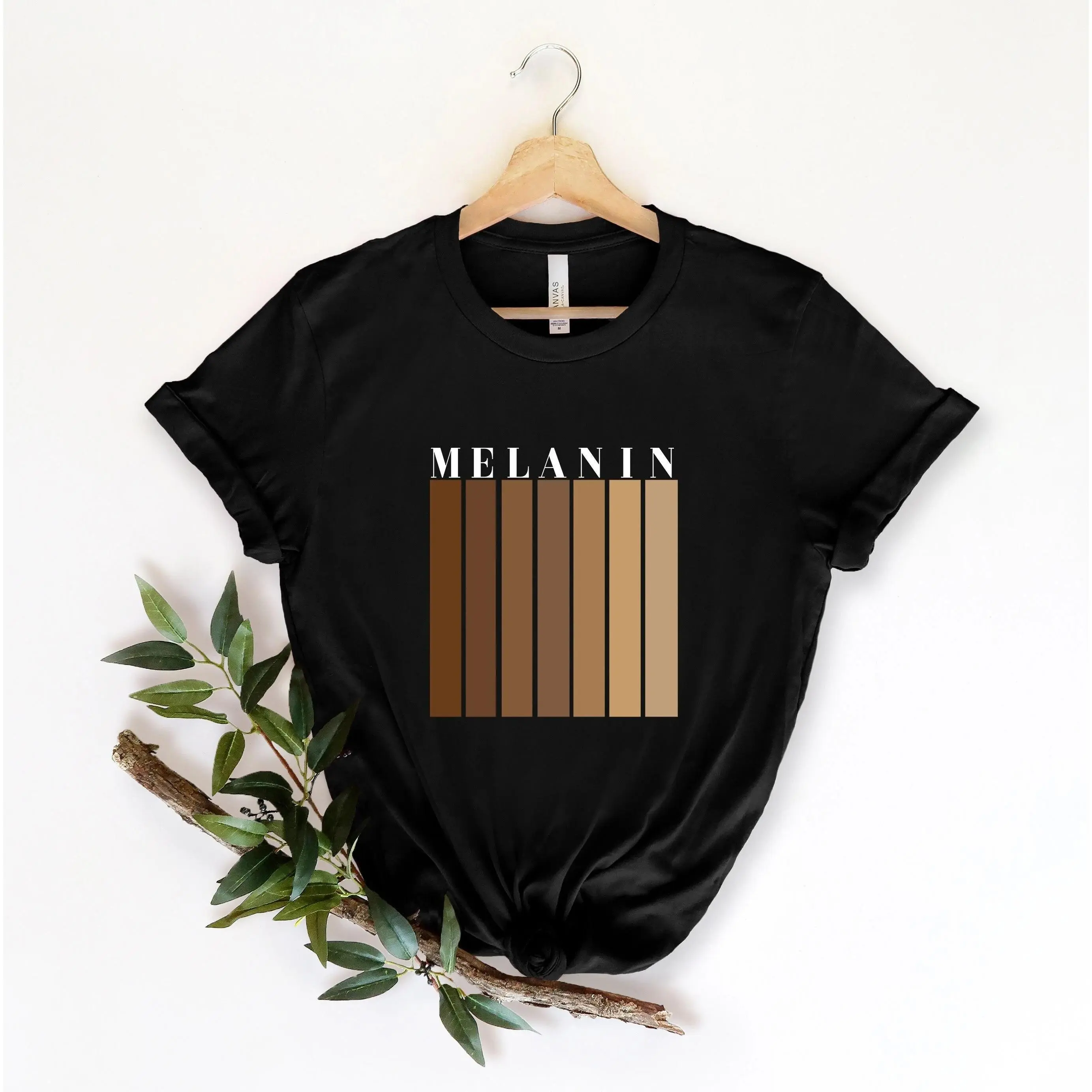 Melanin Shirt, Black Lives Matter Shirt, I Can't Breathe Shirt, Human Shirt, Black Woman Gift, Melanin Black Girl Shirt, Afro Woman Shirt