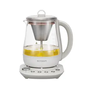 K156 Multi-function Tea and Coffee Maker 1.5L, Oat White