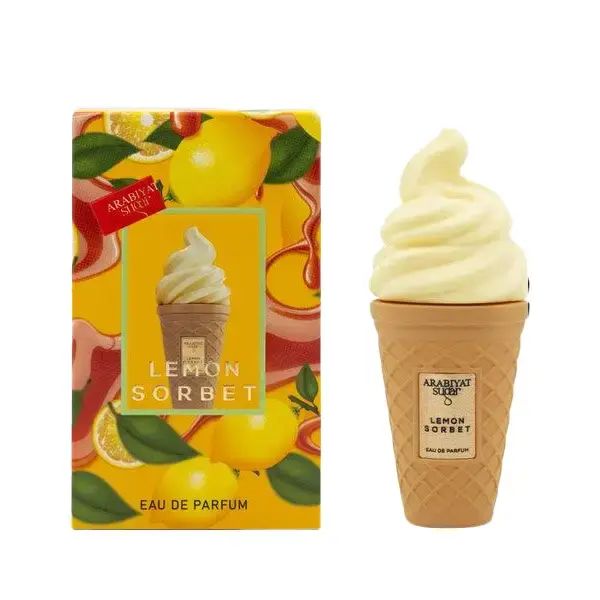 Arabiyat Lemon Sorbet Unisex Eau de Parfum (Edp) Spray - My Perfumes Arabian Scent, Citrusy Fragrance with Lemon Rum Spark, Rum-Vanilla Notes, Sweet Sorbet Lift, 3.4 fl oz Bottle for Adults