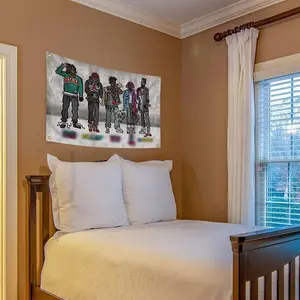 Tapestry  2016 Freshman Cypher rapper Flag 3x5 Ft Hiphop Tapestry Decor Boho Shabby Chic