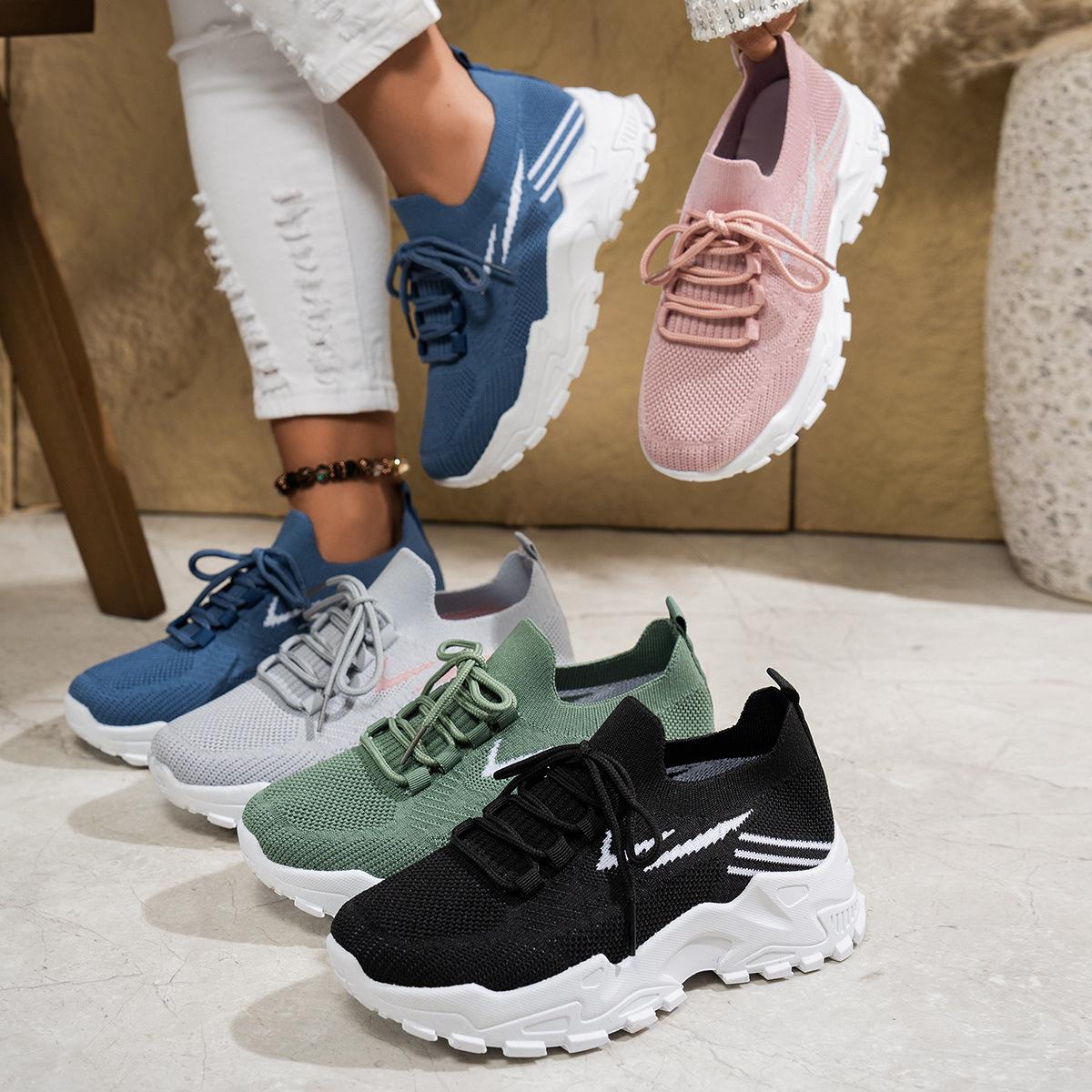 Women's Casual Walking Shoes - Lightweight Breathable Mesh Sneakers