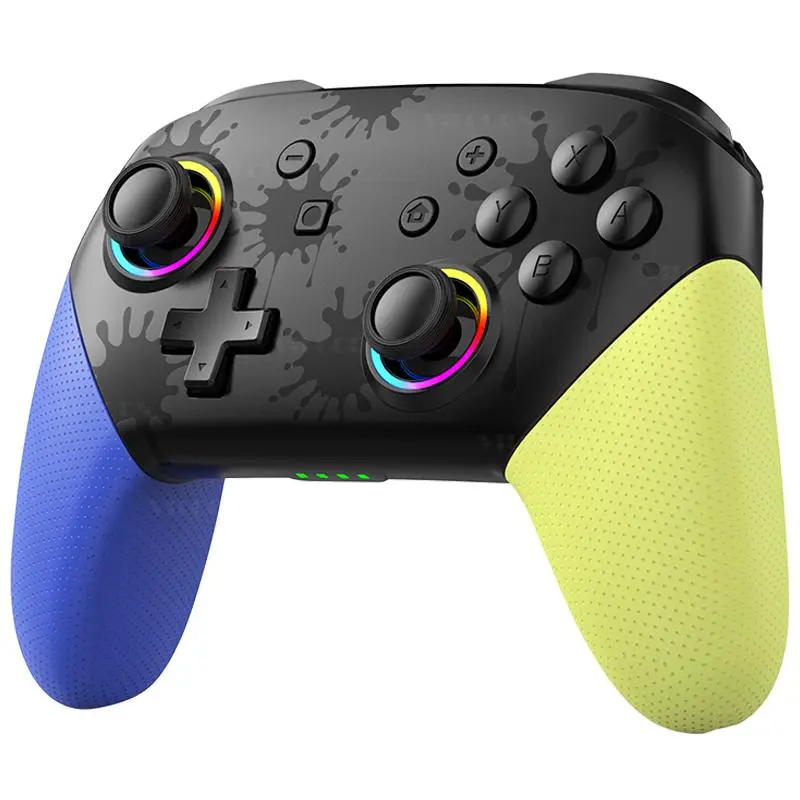 Wireless Game Controller, Rechargeable Gamepad for Switch/OLED, Wireless PC Game Controller for Steam Android iOS, RGB Joystick with 6 Axis Vibration, Gaming Controllers, Gaming Items